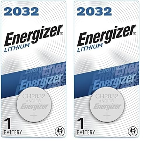 Energizer 2032 3V Lithium Coin Batteries, 2-Pack