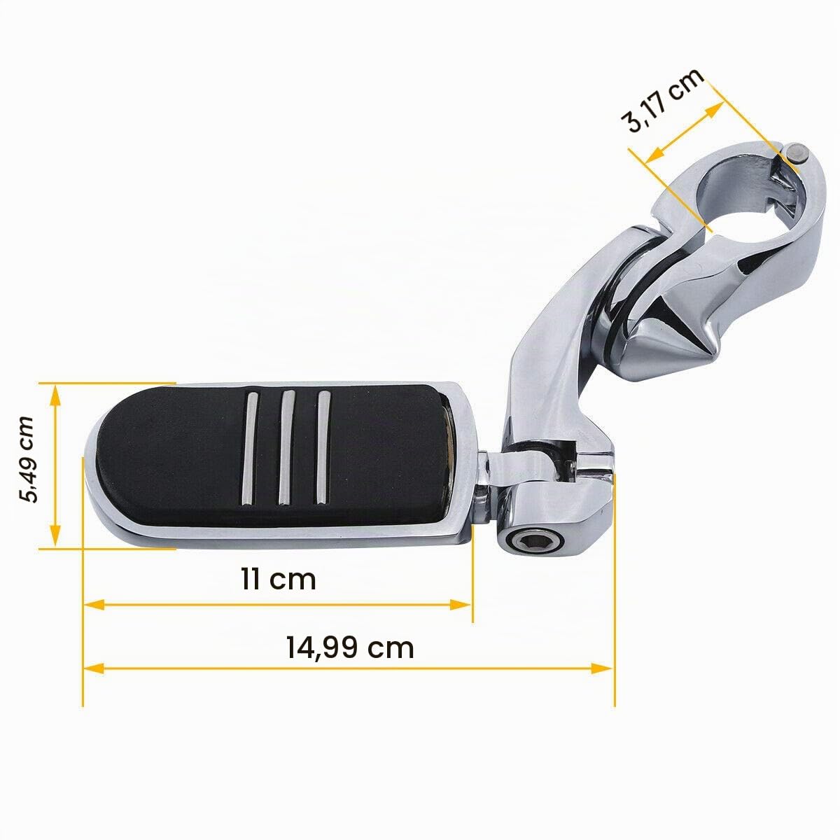 TCMT Pedane Poggiapiedi Paramotore Adatto per Harley Electra Road King Street Glide Touring 32 mm Highway Motore Guardia Pedana