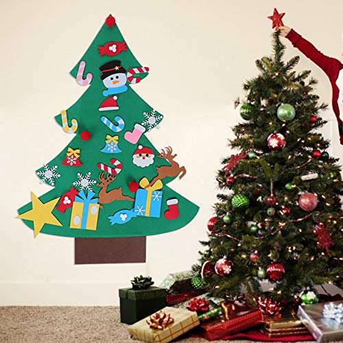 Árvore de Natal decorada, Árvore de Natal pequena Árvore de Natal, Casa de decoração de árvore de Na