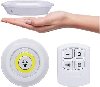 Mobee Uzaktan Kumandal  3l  Spot Led Lamba Kablosuz Pilli I ldak