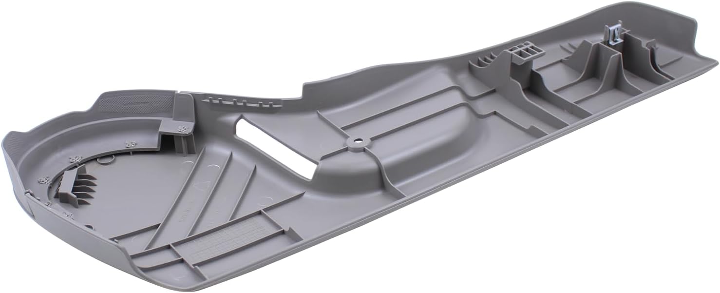 MOTOKU Left Driver Side Plastic Seat Trim Panel Bezel Grey for Toyota Tacoma 2001-2004 with Bucket Seats