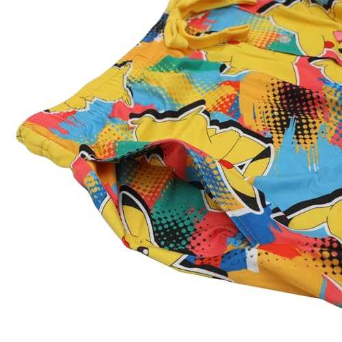 Pokemon Men's Pikachu Pajama Pants Allover Character Multicolor Lounge Sleep Bottoms3