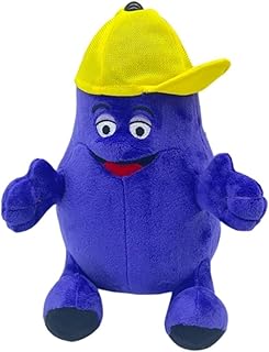 Yellow Hat Plush Toys Plush Stuffed Grimace Plush Figure Doll Soft Stuffed Animal Plush Toy for Kids Game Lovers Fans Gifts &68&