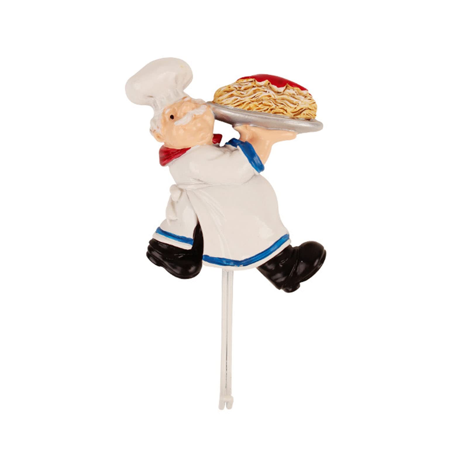 Tsophreniq Dining Purse Hooks Cartoon Chef Shaped Sticky Wall Mounted Hooks Cute Door-Kitchen Hanger Utilities Hook For-Kitchen Chef Wall