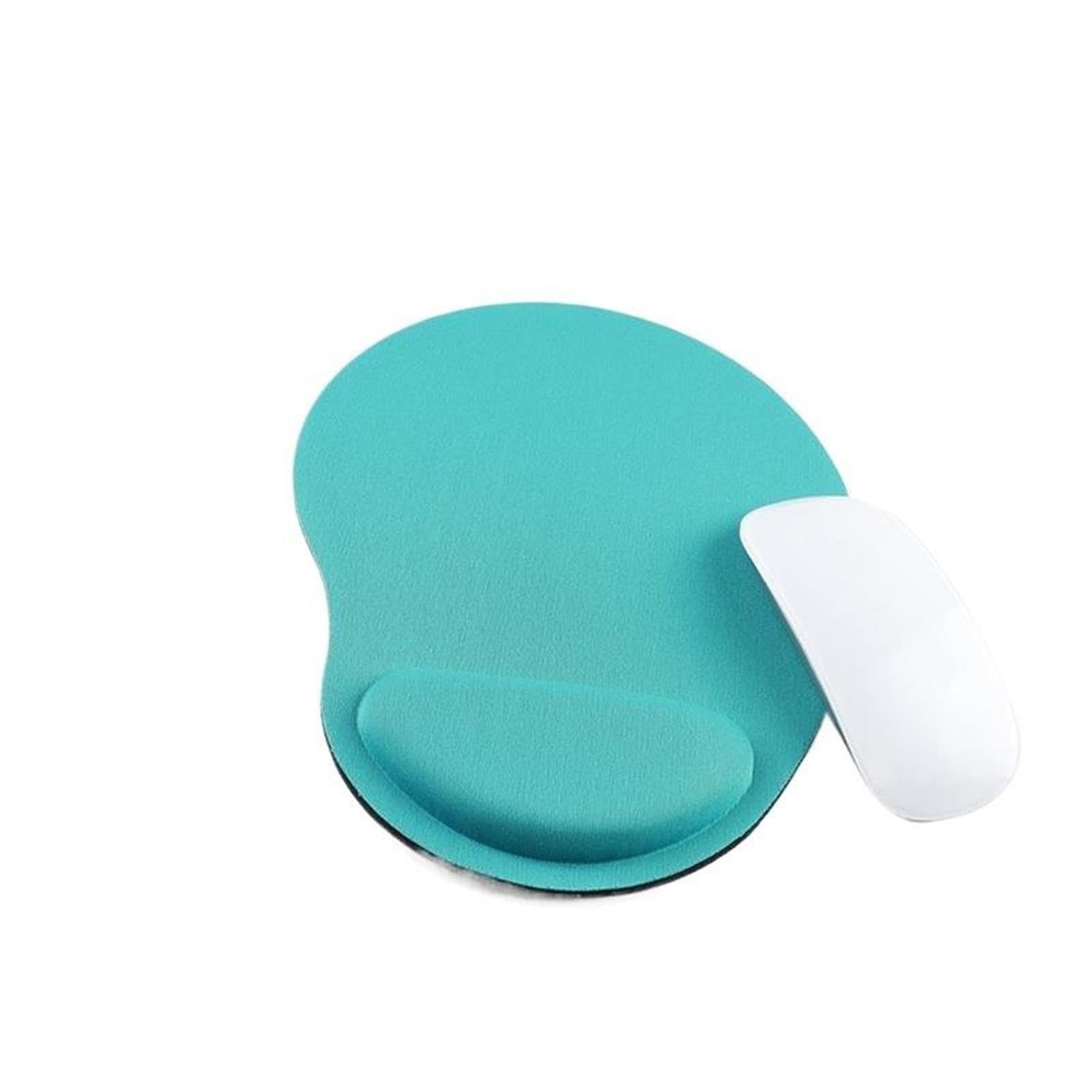 Tapis Souris Reposes-Poignets Tapis de souris protection du poignet, bureau confortable, clavier en éponge à mémoire(E01 rose red color)