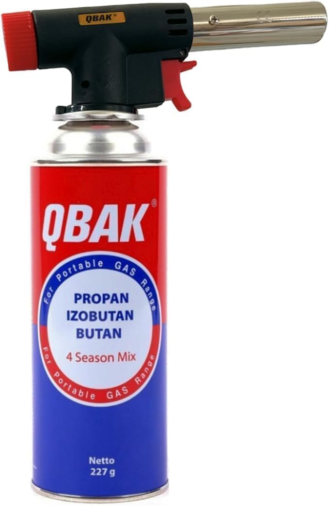 XHC BRICO - Cartuchos de 227gr - Cartucho de GAS BUTANO PORTATIL 277G - QBAK - Packs de Botellas para Camping Gas Portatil u Hornillo Camping Portátil, Cocinal, Infernillo, Fogareiro (4 Botellas) — view 2