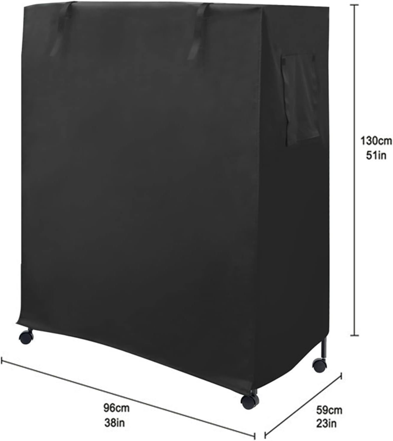Birdcage Cover Parrot Cage Cover,Universal Pet Cage Cover,Large Birdcage Protection Blackout Breathable Washable Waterproof Material for Cats, Mink, Totoro, Parakeet,96 * 59 * 130Cm