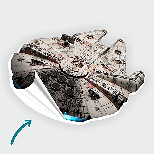 Pillowfigtart Star Wars Wall Decal Millenium Falcon -Star Wars Wallpaper Vinyl Wall Stickers Millennium Falcon Sticker (22Inch X 28Inch) #TOP2