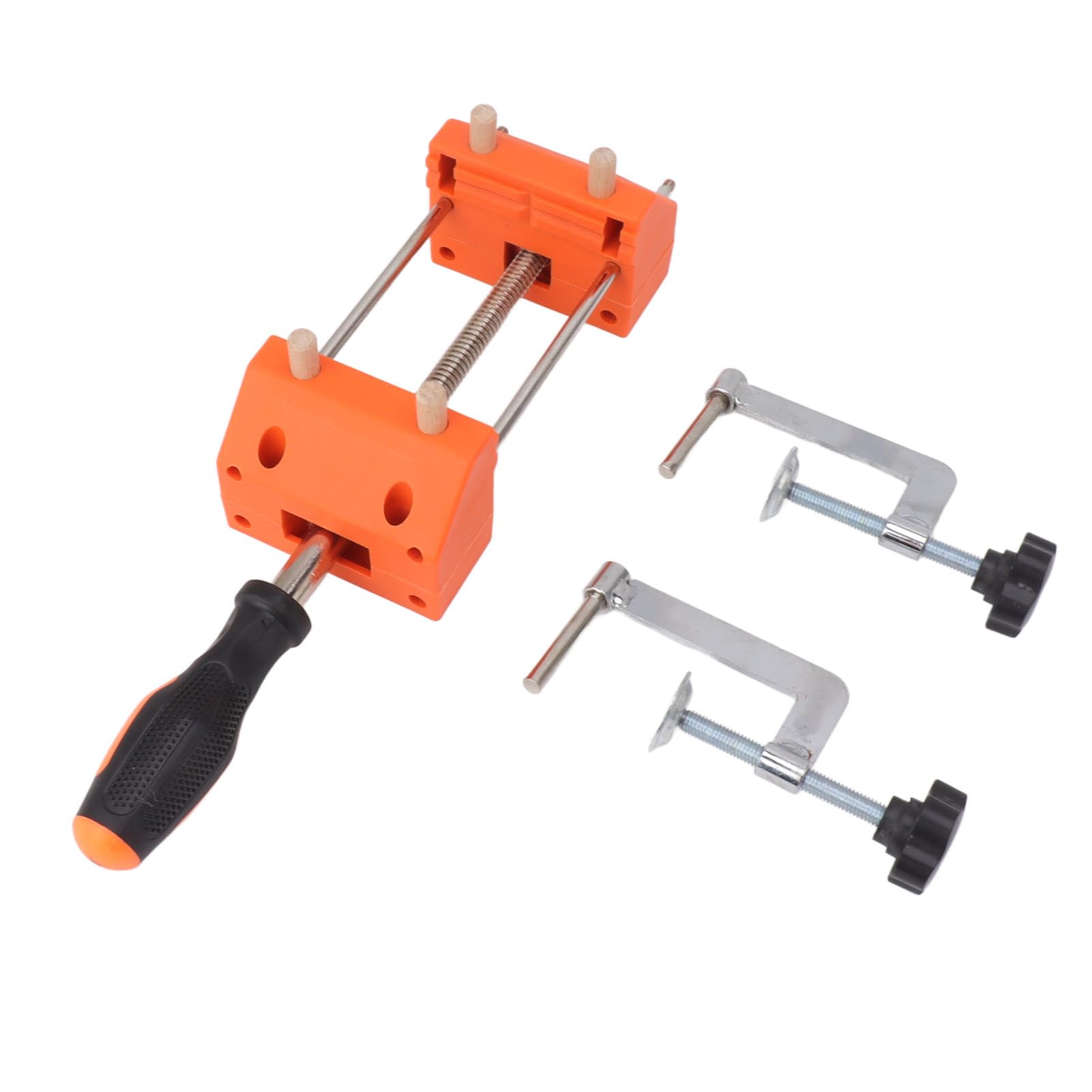 lyrlody Mini Morsetto da Tavolo Mini Morsetto da Banco in Acciaio Laminato a Freddo, Rotazione a 360 Gradi, Struttura Universale, Presa Forte, Design Compatto per Riparazioni Fai da Te, Lavorazione