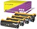 Produktbild Printing Saver 4 Premium Toner kompatibel zu CE250X (504X) CE251A CE252A CE253A (504A) für HP Color Laserjet CM3530 CM3530FS MFP CP3520 CP3525 CP3525DN CP3525DX CP3525N CP3525X CP3530 CP3530FS