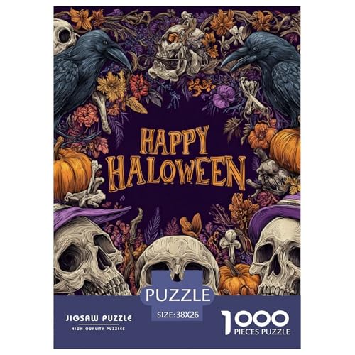Calabazas Jumbie 1000 Piezas Rompecabezas Juego De Familia Clásico Puzzle Desafío De Color para Adultos Y Niños 38x26cm/1000pcs