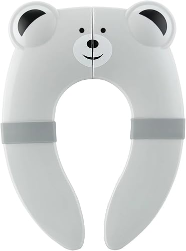 Miniatura 7 de PandaEar Funda de asiento de inodoro  Asiento de inodoro plegable de viaje para niños y entrenamiento para ir al baño  Asiento de inodoro de