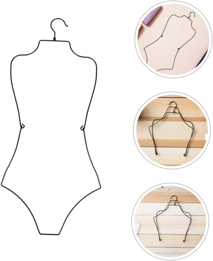 2pcs Heavy Duty Swimwear Hooks High Manganese Steel Clothes Hangers for Boys Swimsuit Closet Storage Solution for Swim Gear