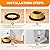 Toiglo Toilet Flange with Extra Thick Wax Ring Kit - Toilet Wax Ring Replacement Kit for Toilets Install or Toilet Leak Repair Fits 3 inch or 4 inch Waste Lines