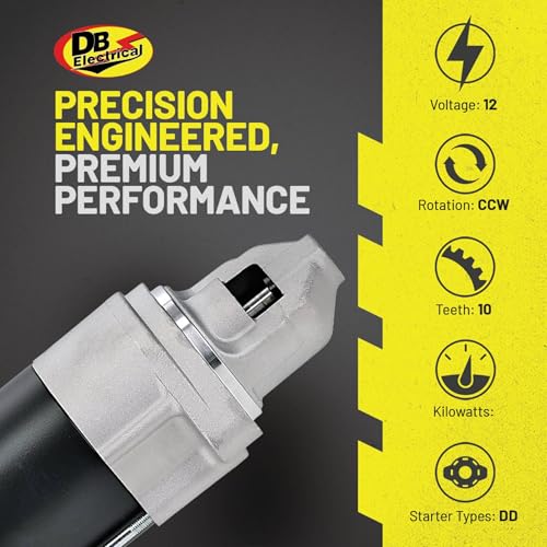 DB Electrical 410-52301 Starter Compatible with/Replacement for John Deere 636M, 648M, 648R, 652B, 652E, 652M, 652R, 661R, W36R, W48R, W52R, WH36A, AUC12656, 19169N by DB Electrical - Image 3
