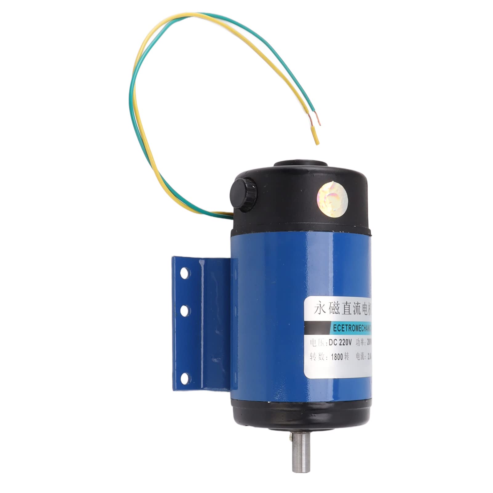 Motor Eléctrico de Imán Permanente de 200 W, Motor Asíncrono Monofásico de 1800 RPM CC 220 V con Imán Fuerte y Núcleo de Cobre, para Maquinaria, Instrumentos Electrónicos,