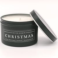 Vista 28 de River Birch Candles - Vela perfumada de almendra + miel, velas de soja de alta calidad, totalmente naturales, no tóxicas, vela de viaje de lata