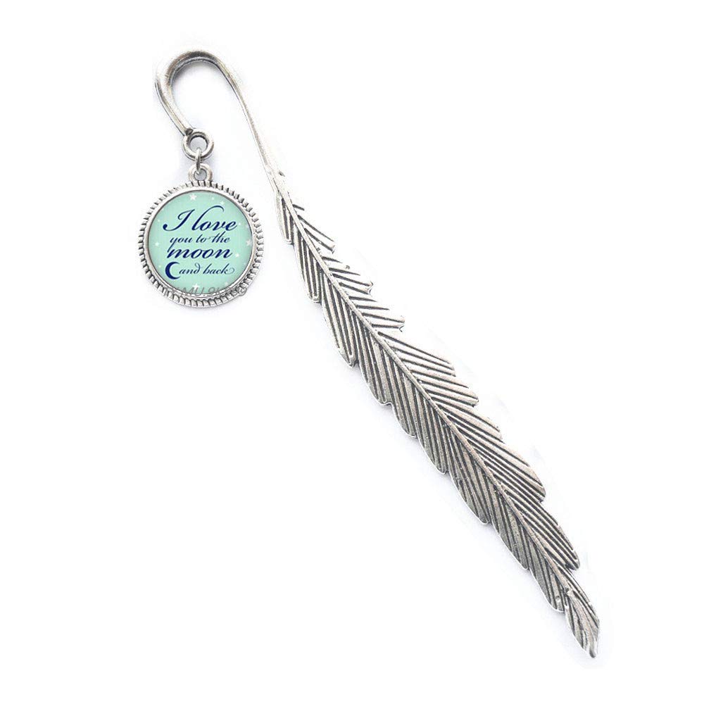 I Love You to The Moon and Back Bookmark Moon Jewelry Mother's Day Bookmark Anniversary Bookmark Mom Jewelry Daughter Bookmark Daughter Gift.Y142