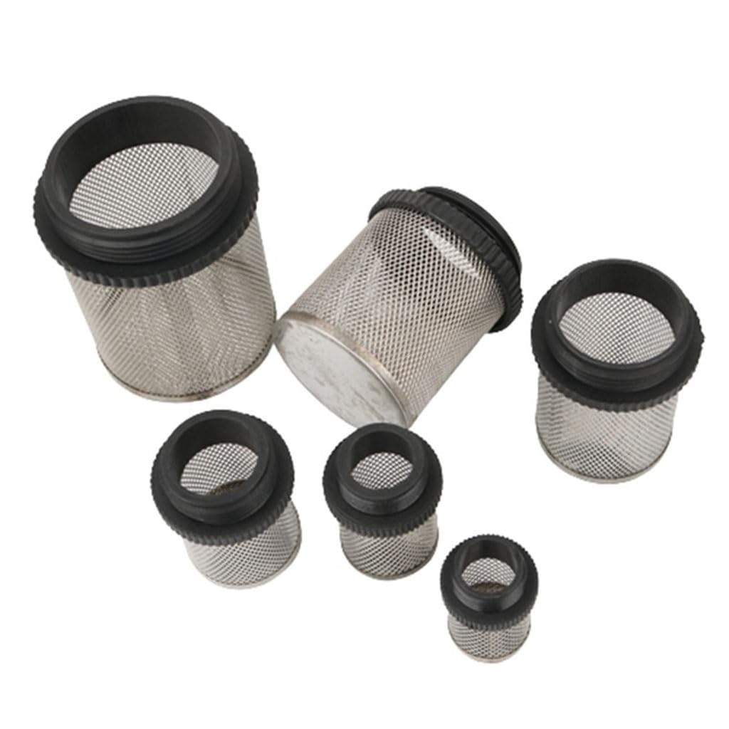 Filtros de Manguera Filtro de Manguera de jardín, 2 filtros de Acero Inoxidable 304(32mm)
