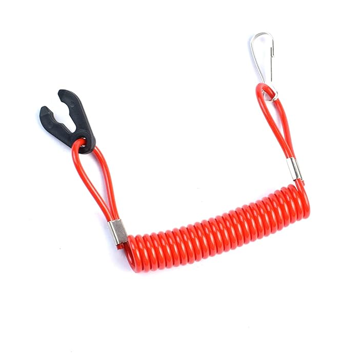 Buy Boat Safety Kill Stop Switch Connector Lanyard Cord Replacement for