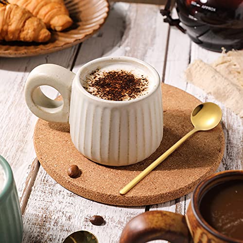 Gimify 5.1 Inch Gold Plated Espresso Spoons, Stainless Steel Spoons Set Mirror Finish & Dishwasher Safe For Coffee Sugar Dessert Cake Ice Cream, Gold 4 Pieces #TOP1