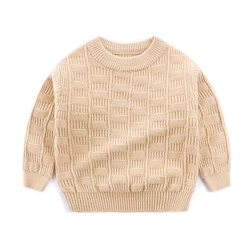 Toddler Boys Girls Winter Long Sleeve Solid Color Knit Sweater Warm Sweater for Children Clothes Hoodie Boys3