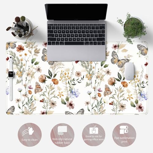 Tapis de souris grand format pour jeu précision fluide
