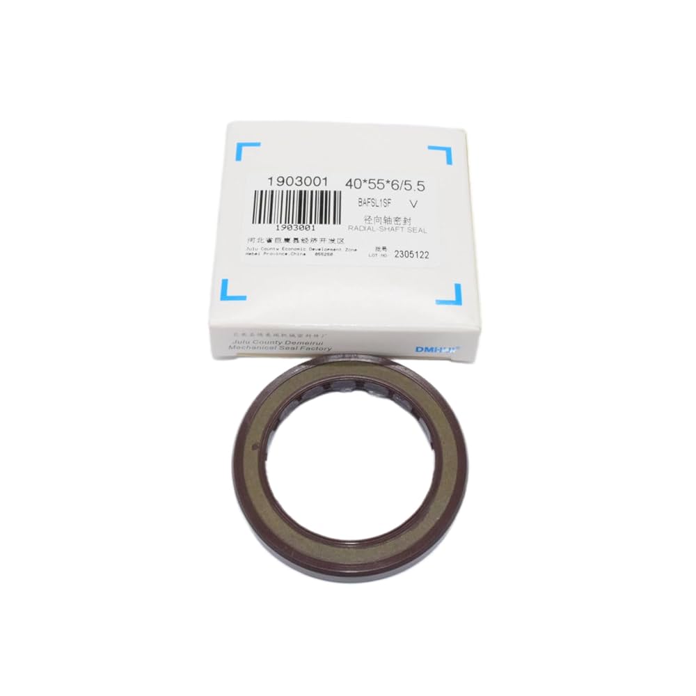 38x55x7mm Nitrile Rubber Rotary Shaft Oil Seal With Garter Spring R23