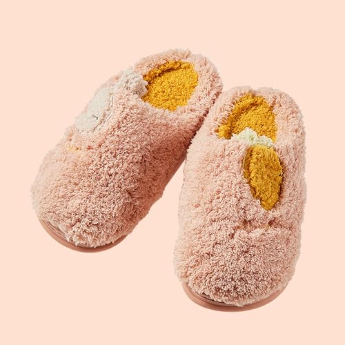 Cotton Bedroom Slippers for Kids Girls Boys Memory Foam Comfy House Slippers Big Kids Cozy Indoor Home Sandals Size 42