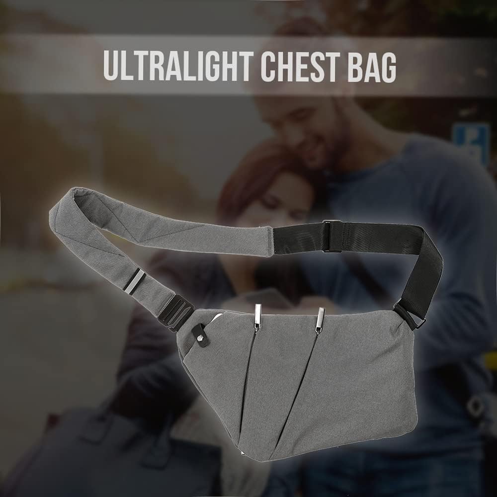Lixada Sling Backpack Chest Bag Lightweight Outdoor Sport Travel Hiking Anti Theft Crossbody Shoulder Pack Bag Daypack