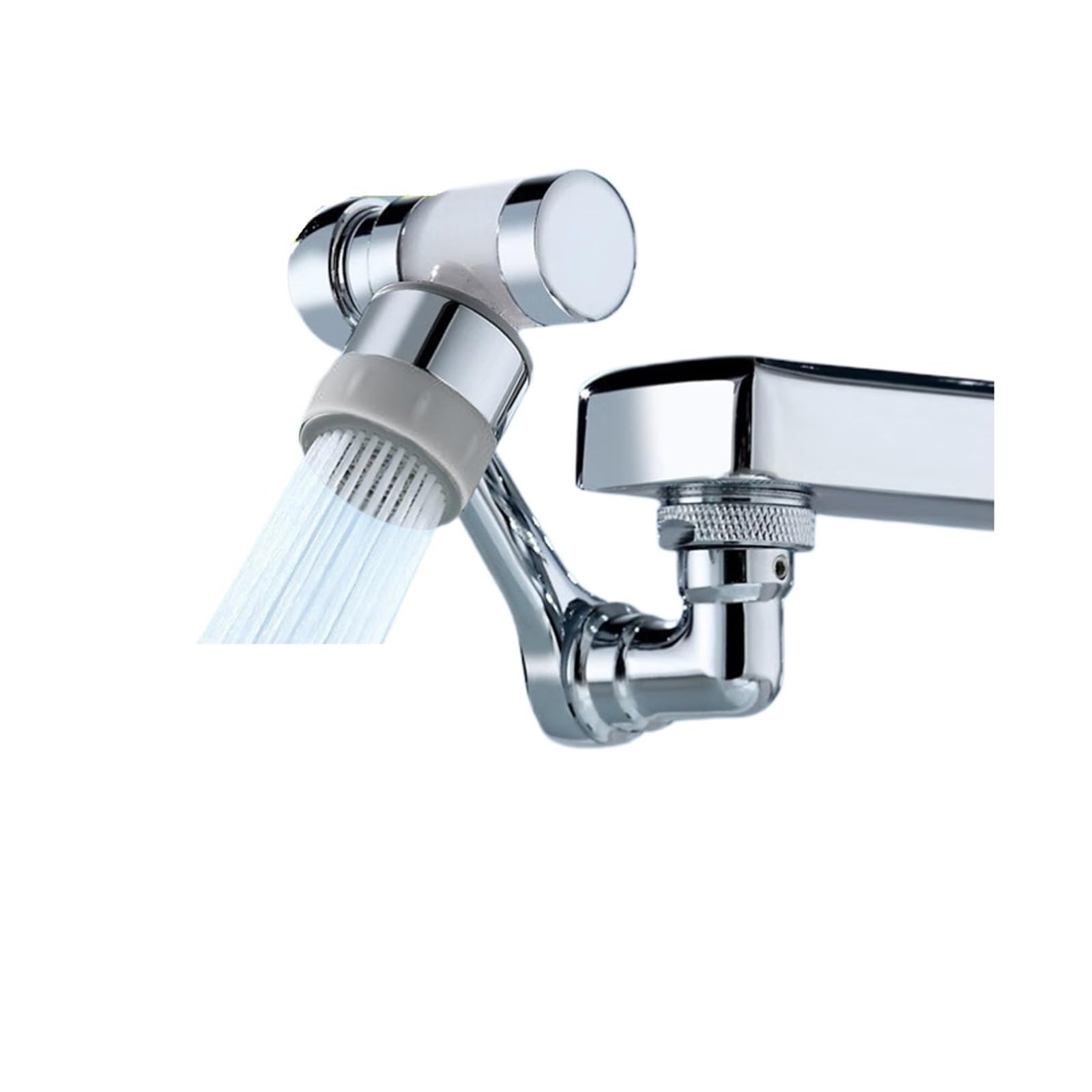 Ewsdsfs Faucet Extender Kitchen With Filter 2 Modes Metal Universal Swivel Bubbler Nozzle Sprayer 1080° Rotate Filtered Faucet Extension