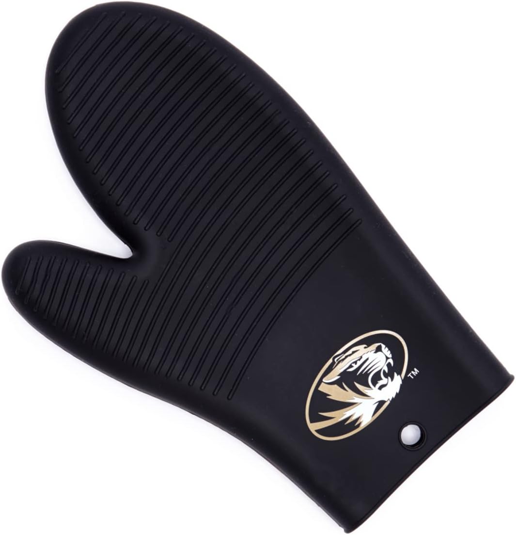 MasterPieces Game Day FanPans - NCAA Missouri Tigers - Team Logo Silicone Grill Glove / Oven Mitt, Dishwasher Safe