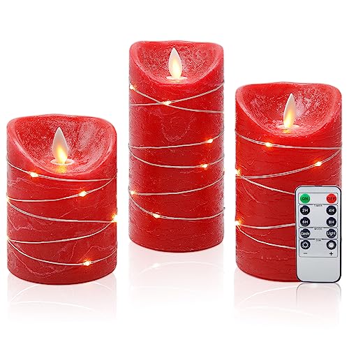 CCLIFE LED Kerzen Set mit Fernbedienung Timer Funktion 300 Stunden...