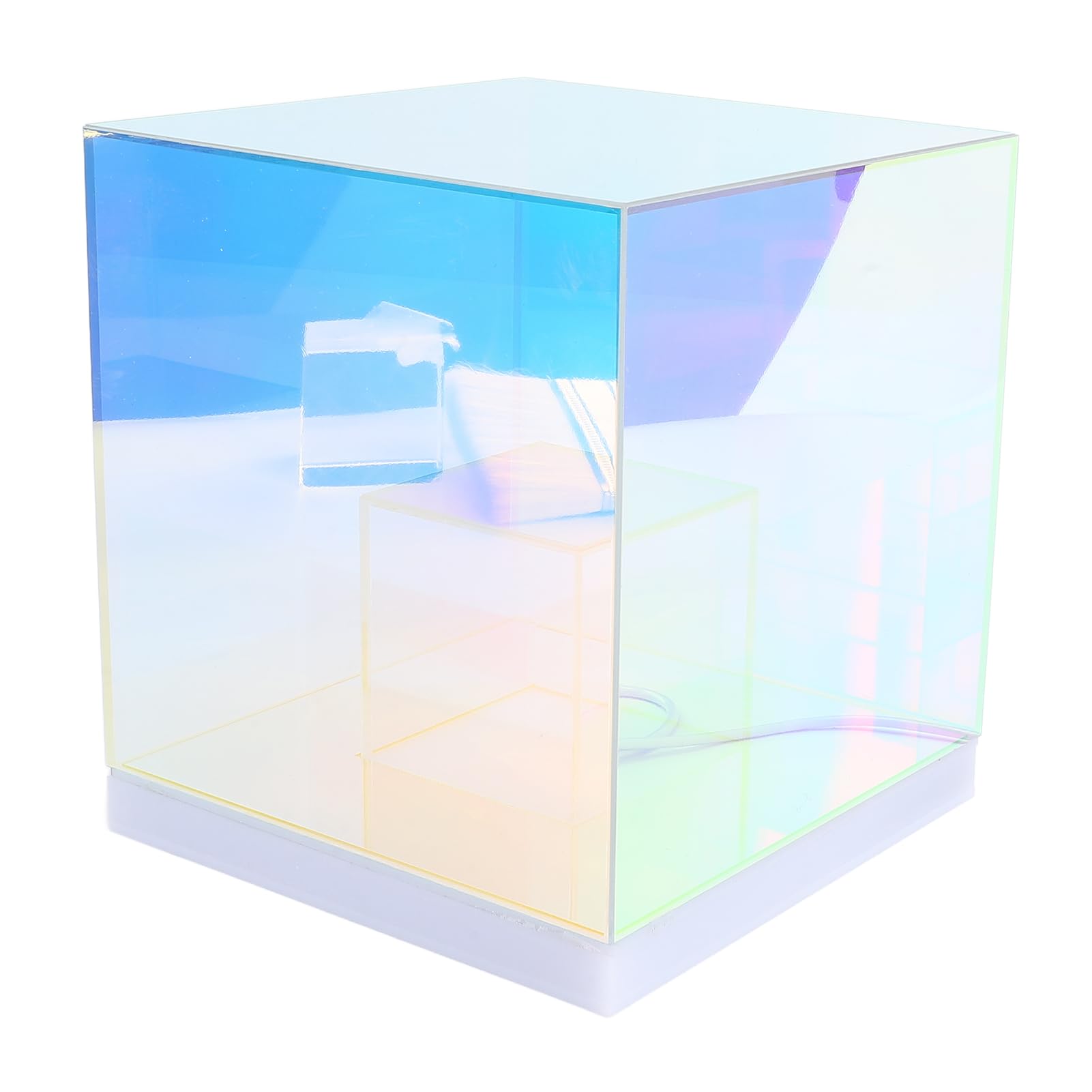 Mingzhe Lámpara de Mesa LED de Cubo 3D Colorida Moderna de la Noche de la Sala de Estar de la Noche USB Sala de Juegos