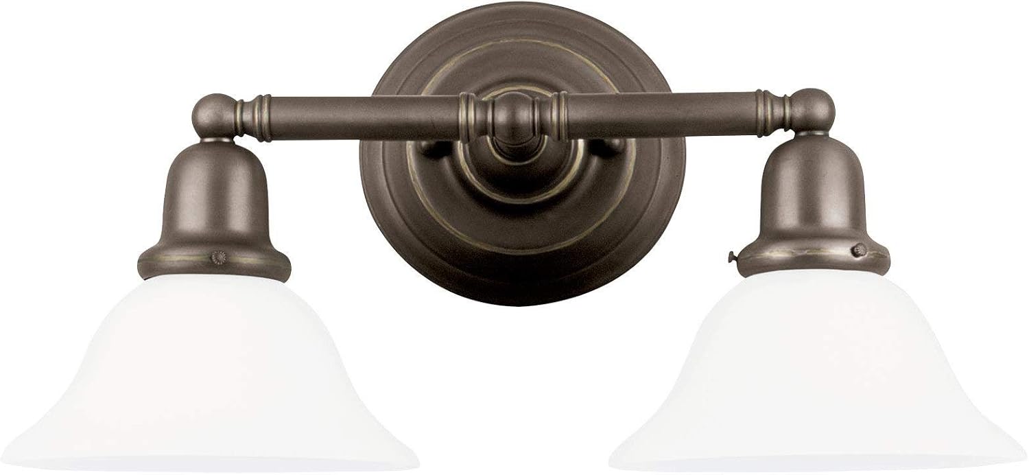 Generation Lighting 44061EN3-782 Sussex Two Light Wall/Bath, Heirloom Bronze Finish