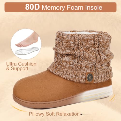 Image of FamilyFairy Women's Slipper Boots Winter Warm Gift Bootie Indoor Outdoor