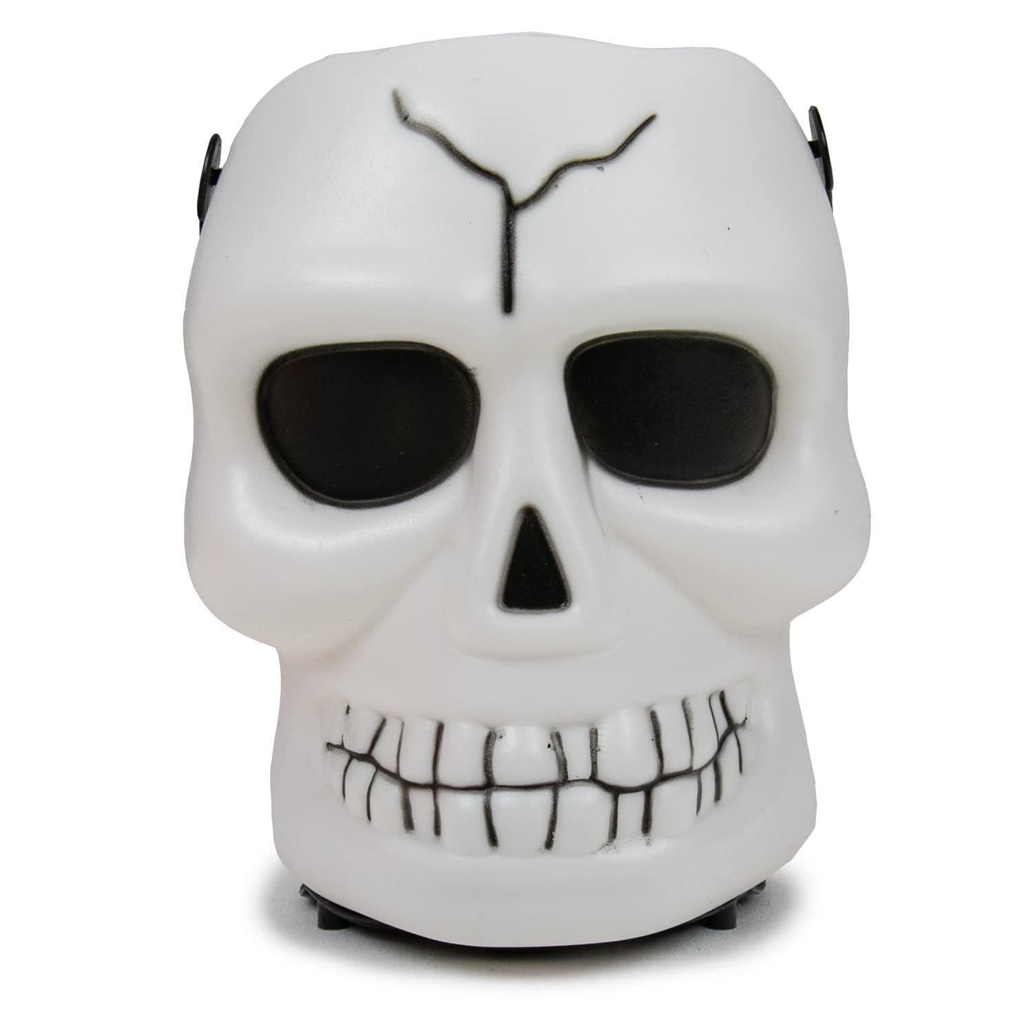 Partysanthe Halloween Skull Candy Bowl Holder Decor for Halloween Skull Bucket Halloween Bucket Candy Holder Trick Or Treat Bucket 1 Pcs