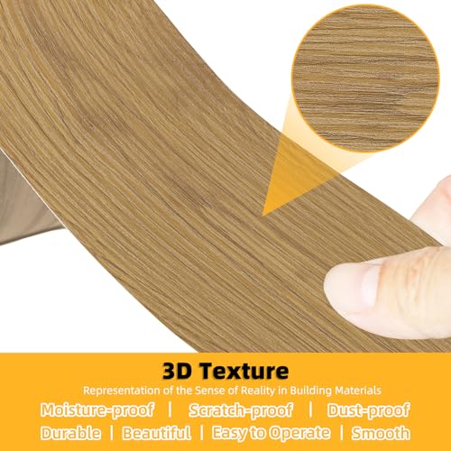 Image of GSCIT Club Oak Wallpaper, 2.4 inch X 25ft Self Adhesive Wood Grain Repair Tape Oak Repair Patch for Tables, Chairs, Baseboards, Doors, Windows, Floors, Handicraft DIY.
