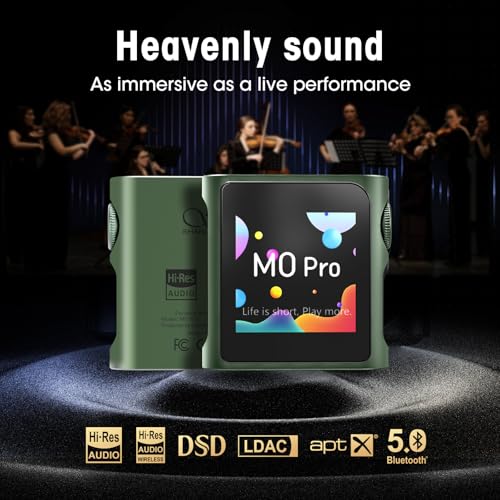 Image of SHANLING M0 Pro MP3 Player,Portable Hi-Res Music Player,2X ES9219C DAC,Two-Way Bluetooth 5.0 LDAC /SBC /AAC,3.5mm /Type-C Jack,Support USB Digital Audio,384kHz /32bit,236mW@32Ω,MTouch OS