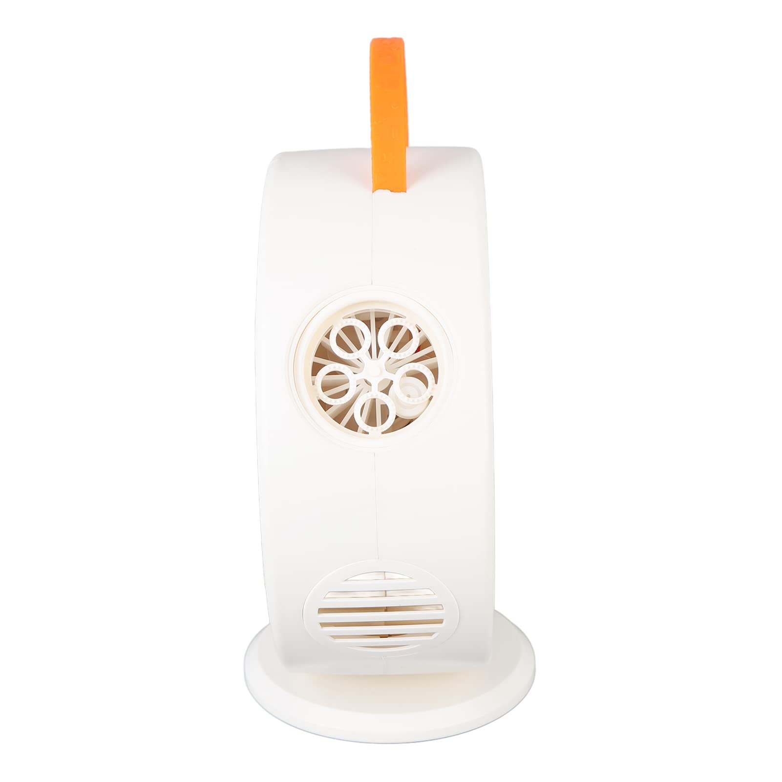 Automatische Rotationsblasenmaschine, Wiederaufladbar, Tragbares Gebläse für, Indoor-Outdoor-Partys, 5000 Blasen (White)