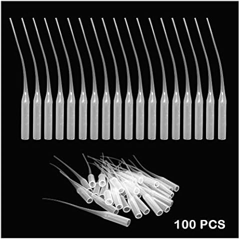 Asonlye Glue Tips, 100Pcs CA Glue Tips, Precision Glue Micro-Tips for Bottles with Nozzle, Use for Hobby for Hobby, Crafting, Lab Dispensing Cover