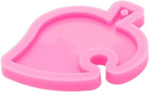 Miniatura 5 de Molde de llavero con forma de hojas superbrillantes, molde de silicona para llavero, moldes de silicona para bricolaje, herramientas de joyería para