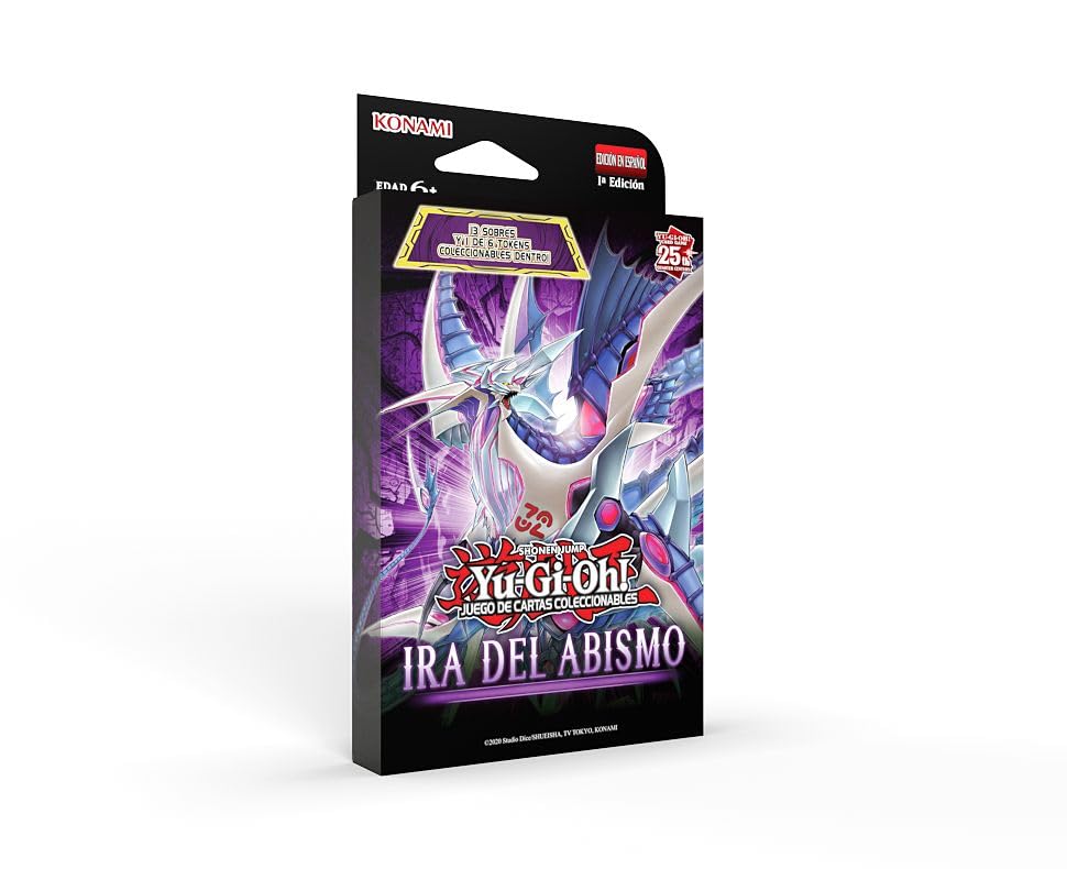 Yu-Gi-Oh! Juego de Cartas Coleccionable Ira del Abismo 3- Pack Booster