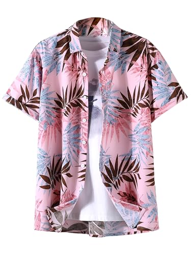 DHRUVI TRENDZ Men's Rayon Shirt - Summer Button Down Shirts | Hal...