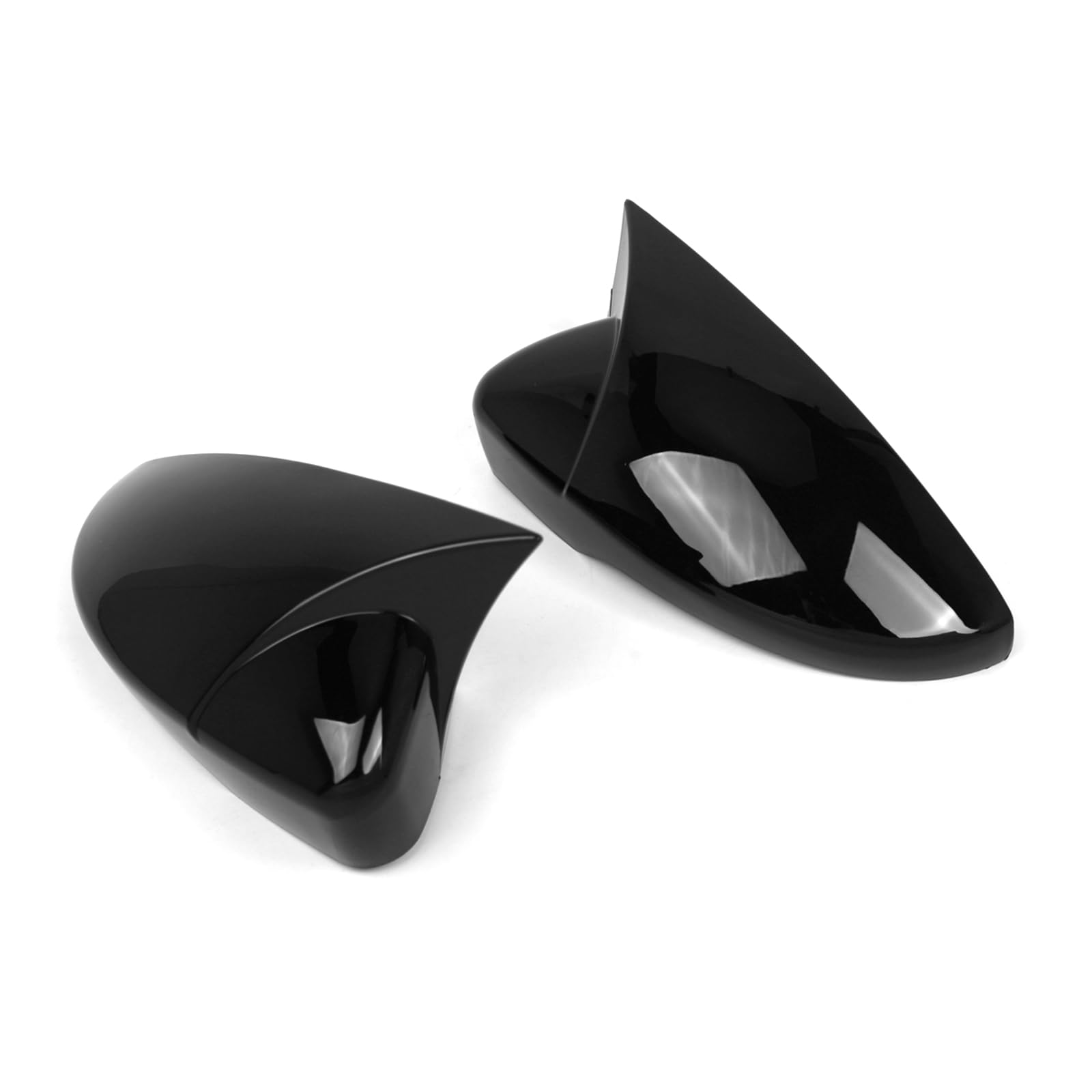 Shkalacar 2 PCS Carcasas Espejos Retrovisores, Tapa Cubierta Espejo Coche Repuesto para VW CC 2009-2017 EOS 2009-2016 Scirocco 2009-2017 OEM 3C8 857 537/ 3C8 857 538