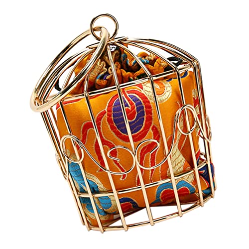 Sac cage à oiseaux jaune Ipetboom idéal pour illuminer vos soirées et anniversaires chic