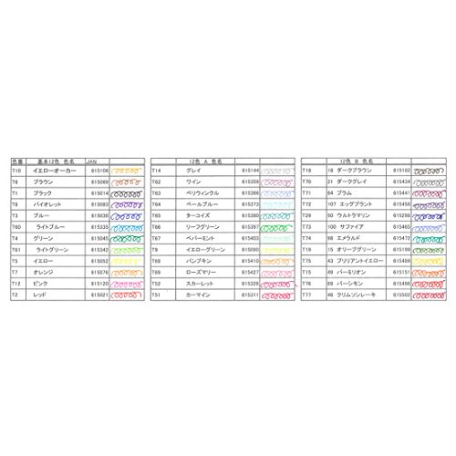 Magic Mrpt-12B Rush Petite Bright Water-Based Pen, 12 Colors #TOP4