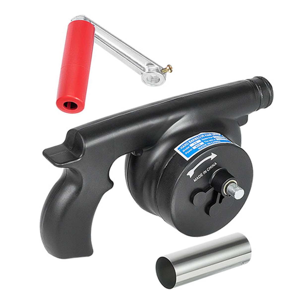 Hemobllo 2 Pezzi Asciugacapelli portatili Fan portatile griglia Barbecue aeratore da campeggio soffiatore di all'aperto soffiatore d'aria per grill soffiatore portatile plastica
