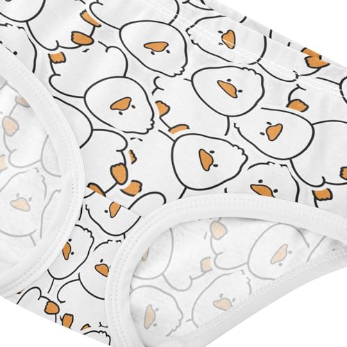 Little Girl Underwear Toddler Panties Kids Undies Cute Duck Soft Cotton Briefs 2T-8Y4