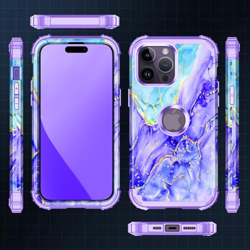 Coque iPhone 13 Pro Max antichoc violette pour éviter les réparations d'écran - 4